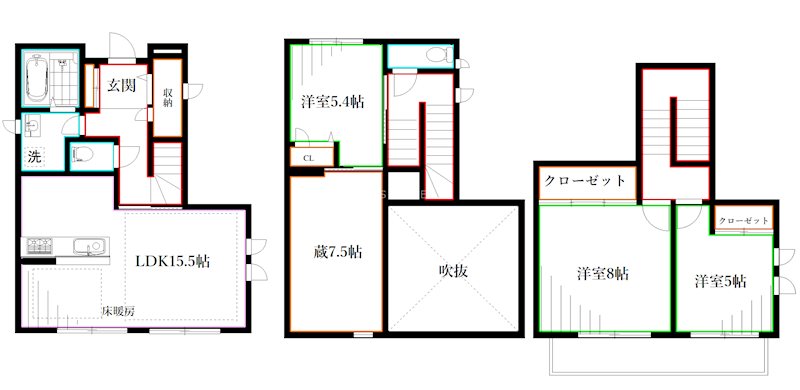 フィーカ J棟 間取り