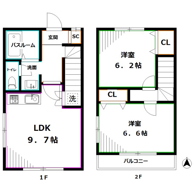ベルーガ武蔵野 間取り