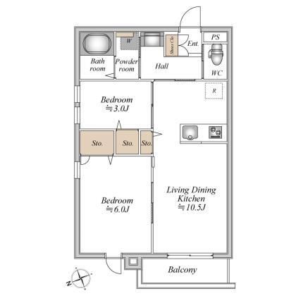 ザ・フォレスト立川 間取り