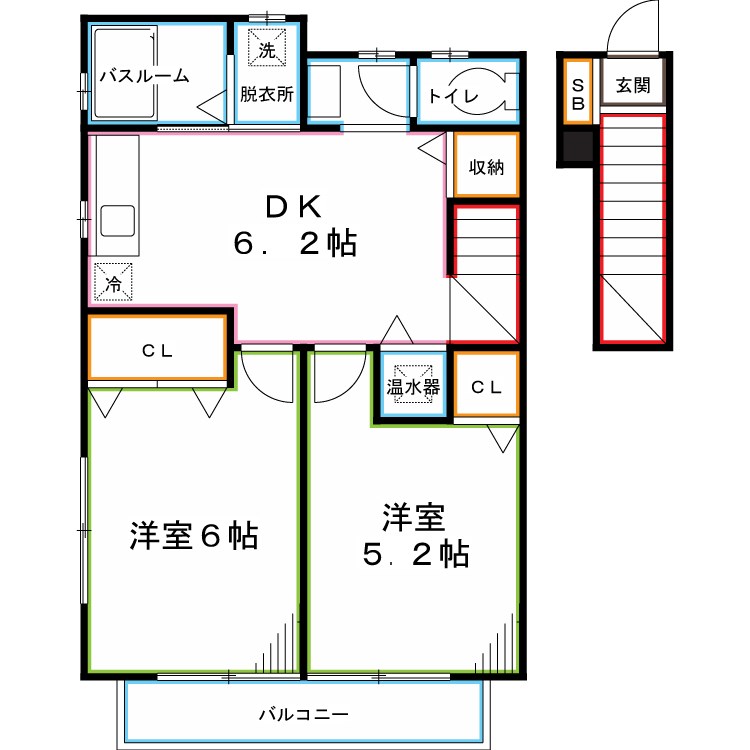 パインコート小平A 間取り