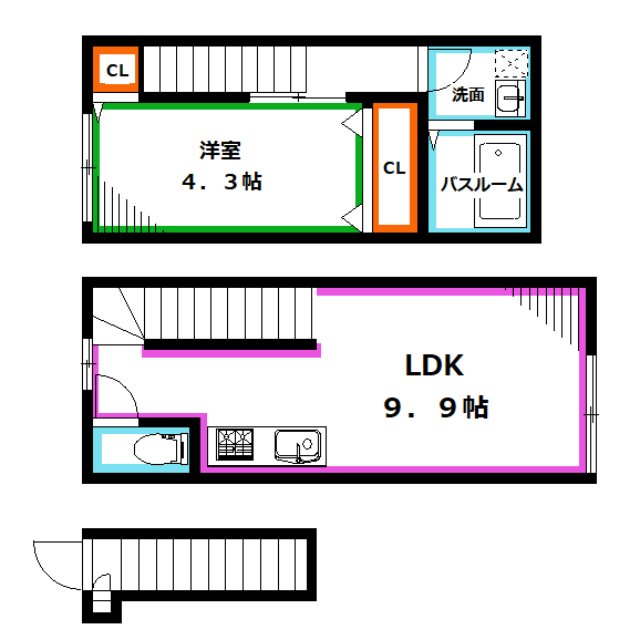 ソルナクレイシア三鷹Ⅱ 間取り