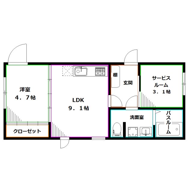 TASUKI杉並高井戸 間取り
