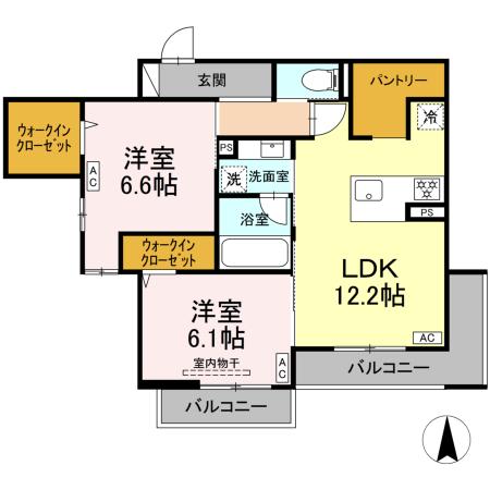 セレスティア中野上高田 間取り