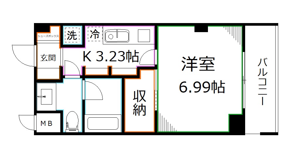 ドゥーエ武蔵小金井 間取り