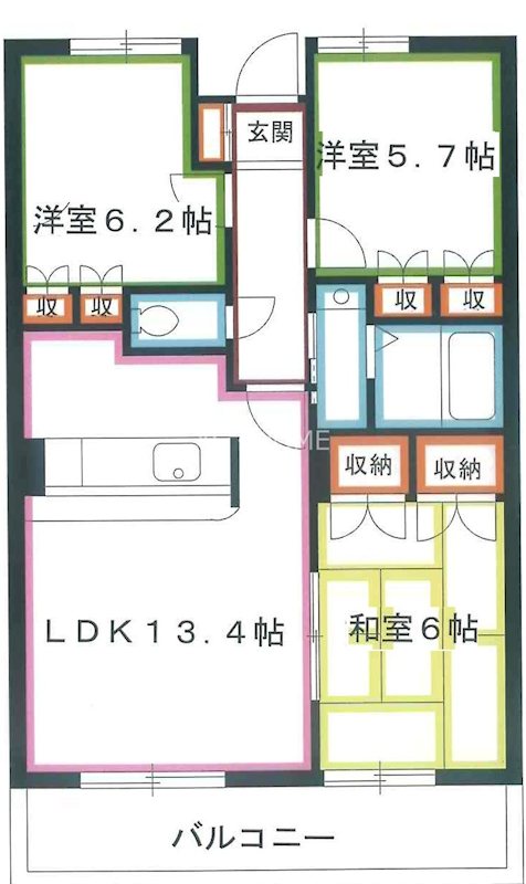 N・グランドゥール 間取り