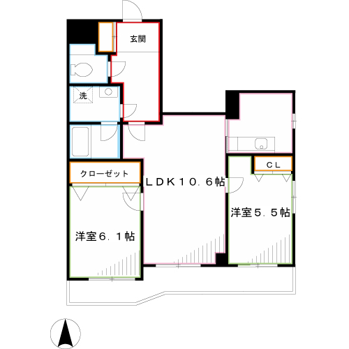 フェリス三鷹 間取り