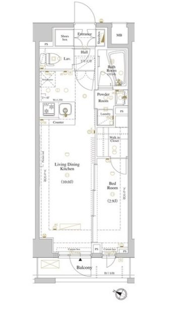 ルクレ高円寺アジールコート 間取り