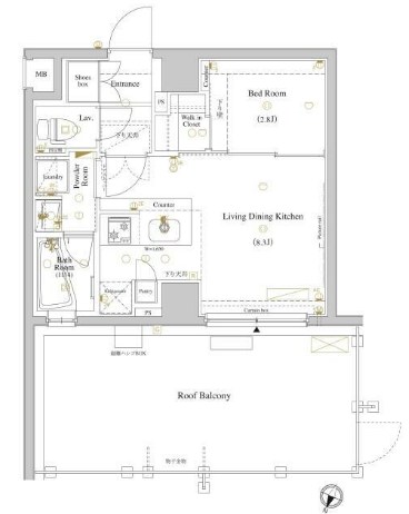 ルクレ高円寺アジールコート 間取り