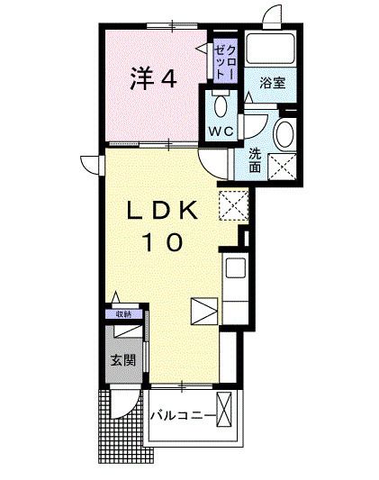 グランクレールＡ 間取り