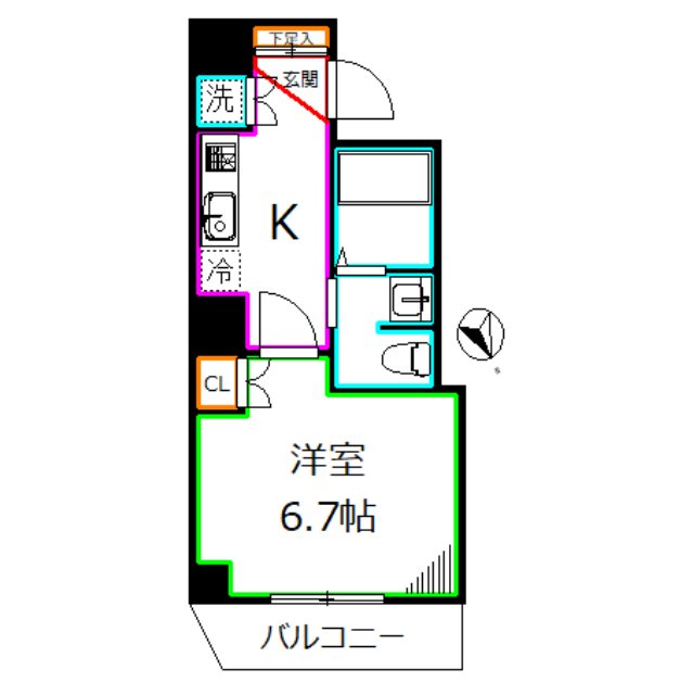PARK　LANE国分寺 間取り