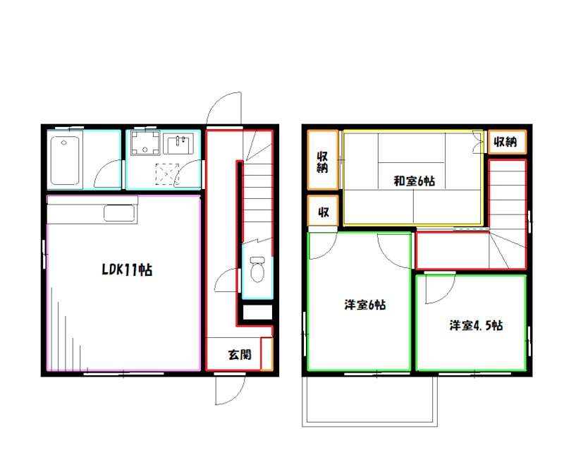 コスモ    間取り