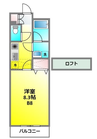 ハイツけやき七番館 間取り