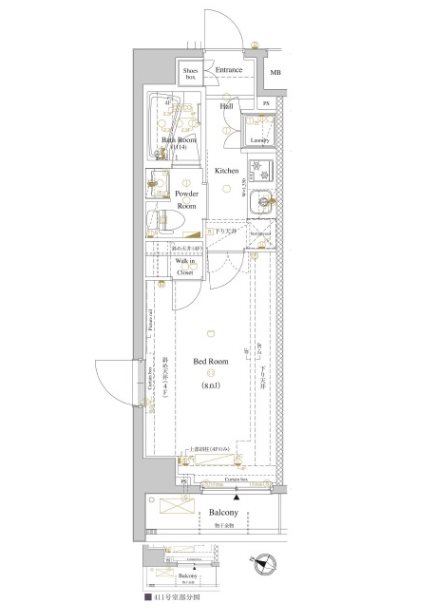 ルクレ高円寺アジールコート 間取り