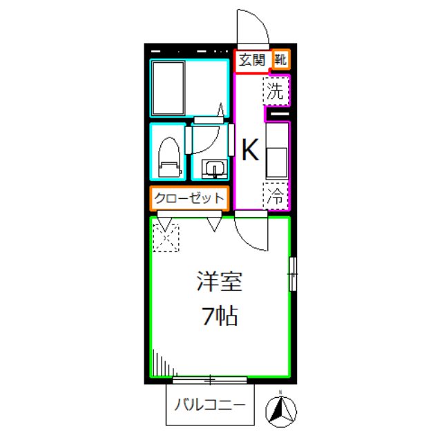 ホクト武蔵野 間取り