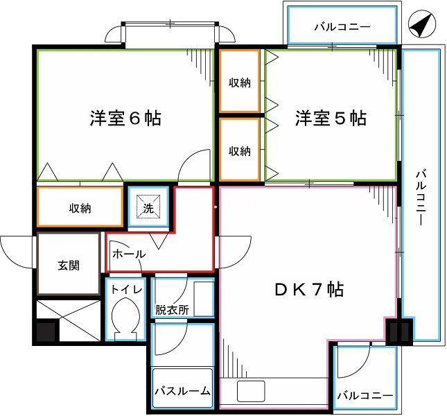 ラ・ルース国立 間取り