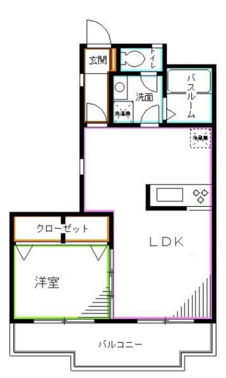 マリンコート 間取り
