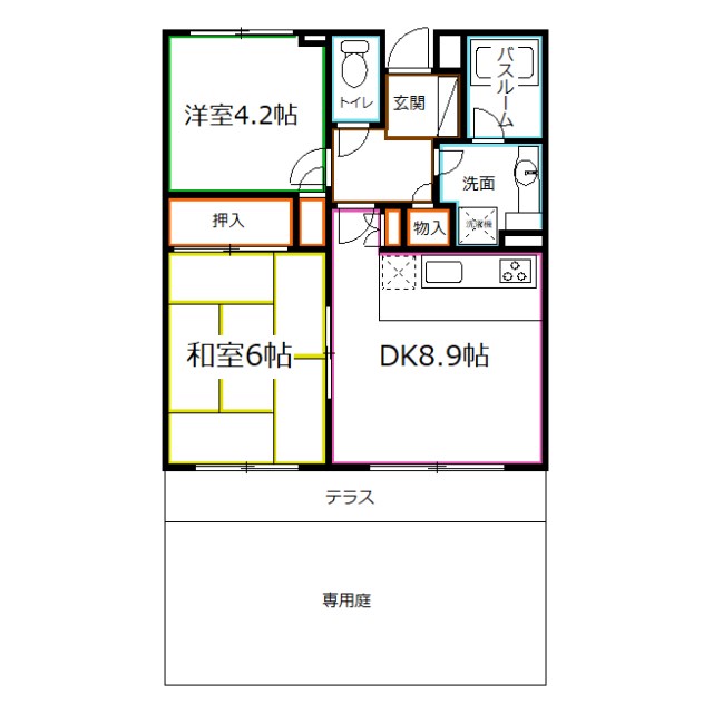 セリシエール国立 間取り