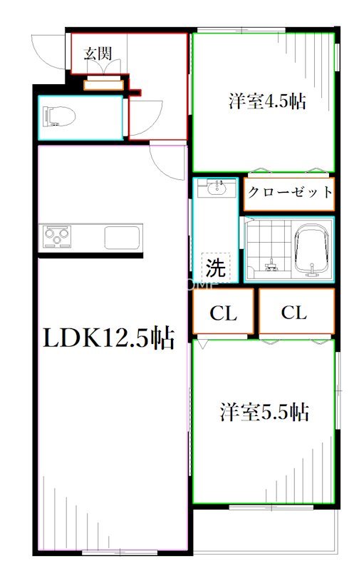Maison de Sourire 間取り