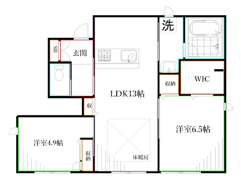 ハウスペンギン 間取り