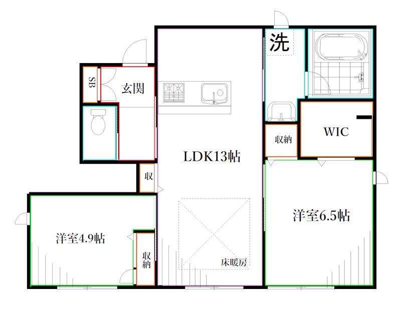 ハウスペンギン 間取り