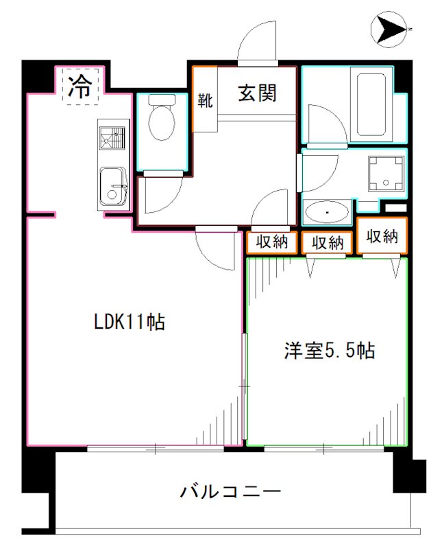 ガーデン杉並方南 間取り