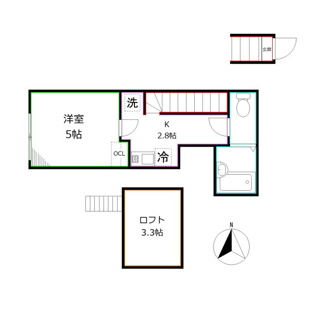 サザンロード国分寺 間取り