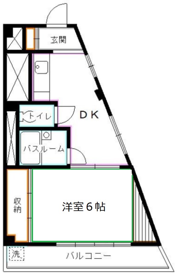 シャトル吉祥寺 間取り