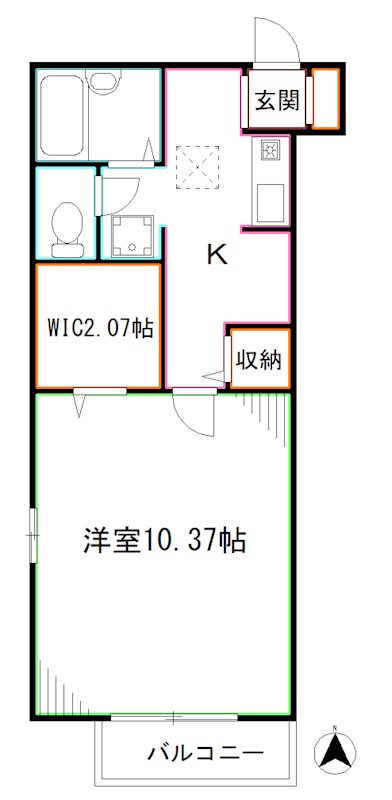 オリビエ中野 間取り