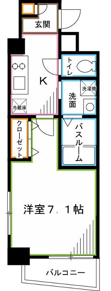 グリーンアベニュー阿佐谷  間取り
