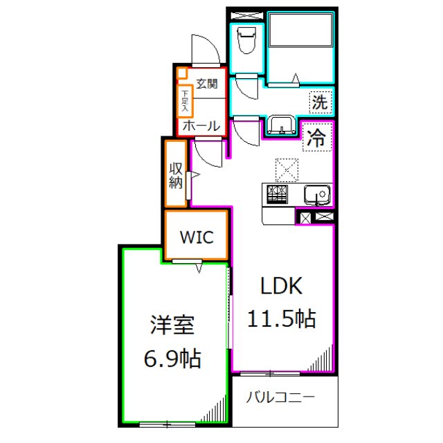ネオブライツⅡ 間取り