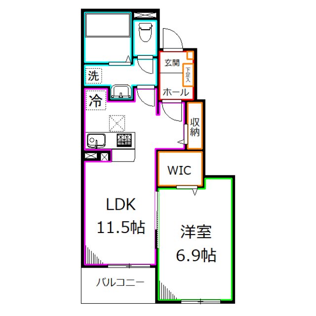 ネオブライツⅡ 間取り