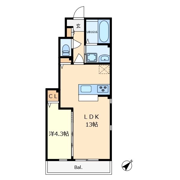 Ｓｗｅｅｔ　ＨｏｍｅⅡ 間取り