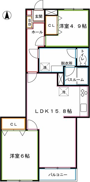 パークサイド国分寺 間取り