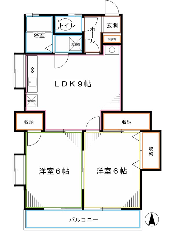それいゆ一ツ橋壱番館 間取り