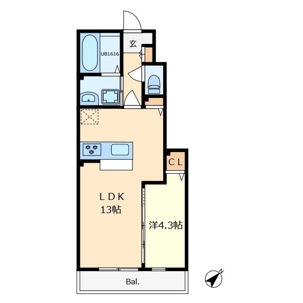 Ｓｗｅｅｔ　ＨｏｍｅⅡ 間取り