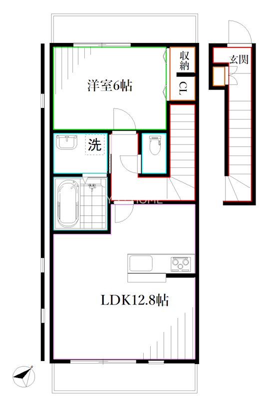 Sweet HomeⅡ 間取り