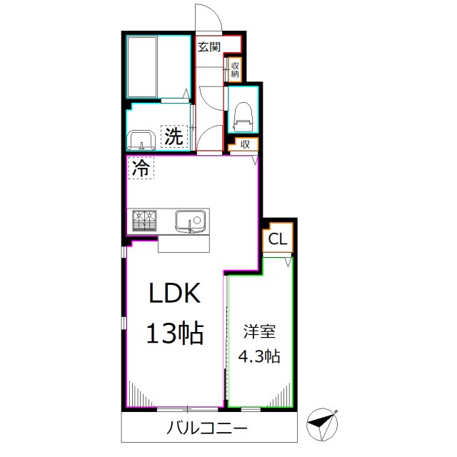 Ｓｗｅｅｔ　ＨｏｍｅⅡ 間取り