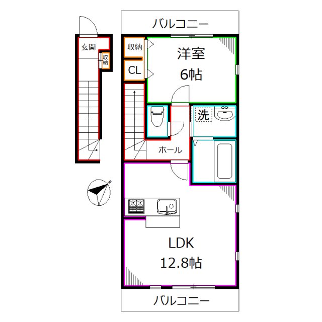 Ｓｗｅｅｔ　ＨｏｍｅⅡ 間取り