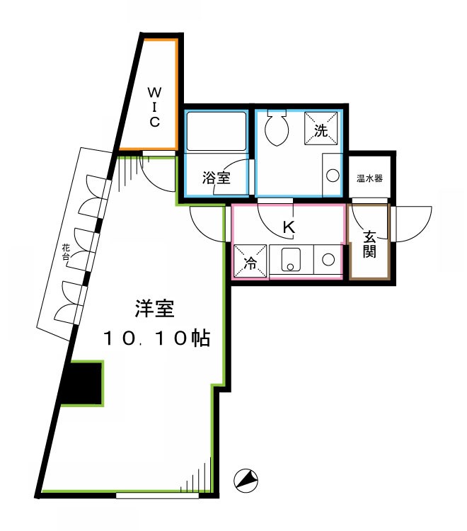 桃園パークマンション 間取り