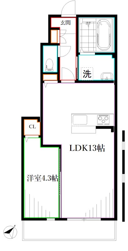 Sweet HomeⅡ 間取り