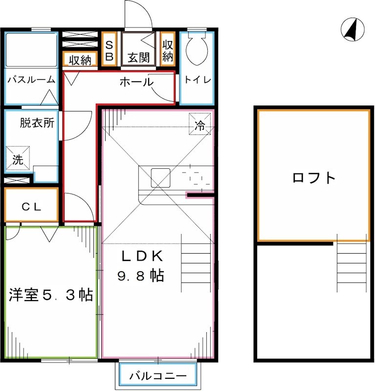 メゾン・ド・ソレイユ 間取り