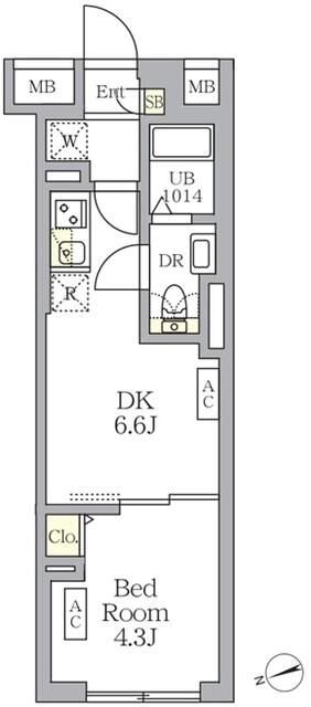 SOLASIA　residence　荻窪 間取り