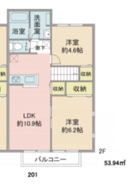 M.STAGE Ⅱ(エムステージⅡ) 間取り