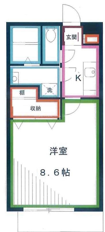 アムールⅡ光風館 間取り