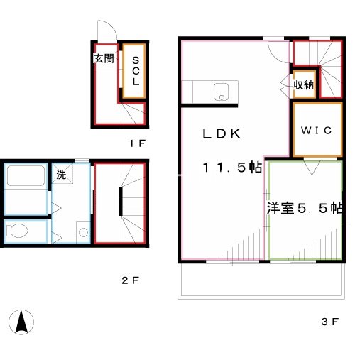 ラ・ブランシュ 間取り