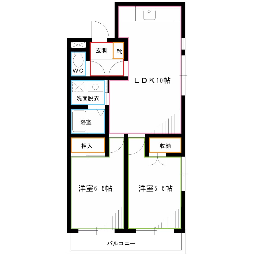 ヴィラアイレックス 間取り