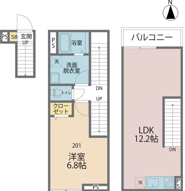 カインドネス武蔵関 間取り