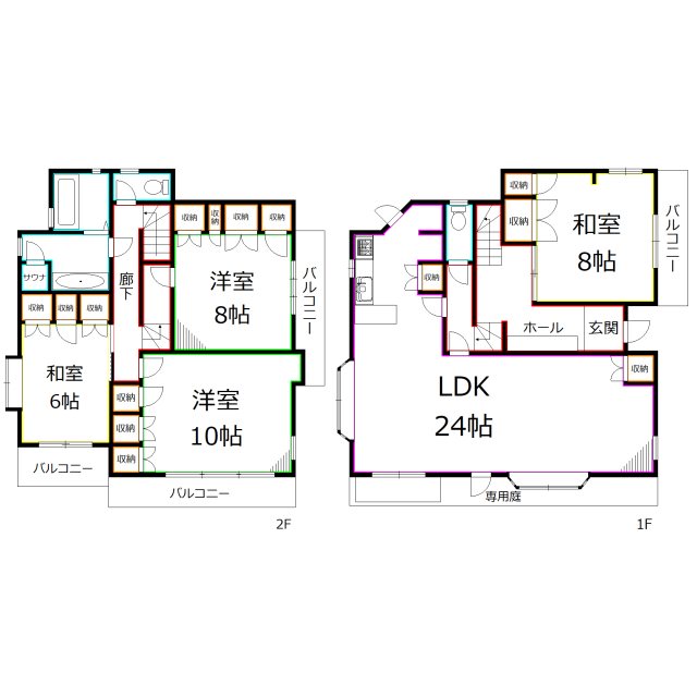 西元町3丁目戸建 間取り