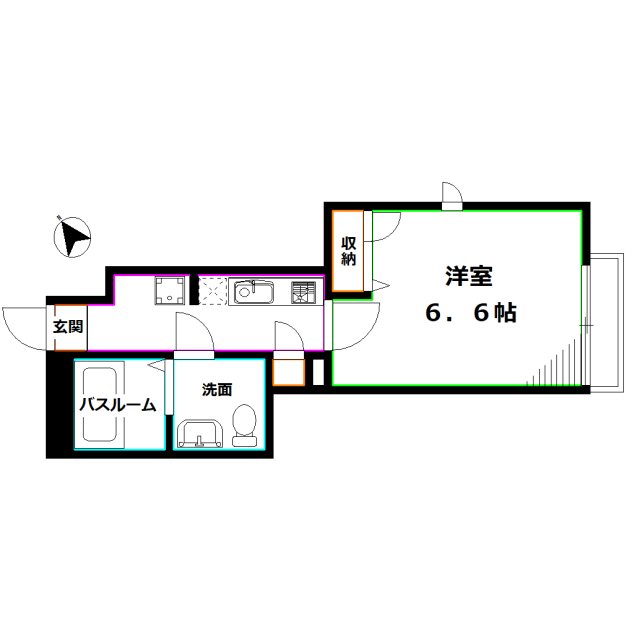 アレグーリア吉祥寺Ⅱ 間取り