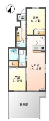 ルミナス国立Ⅰ 間取り